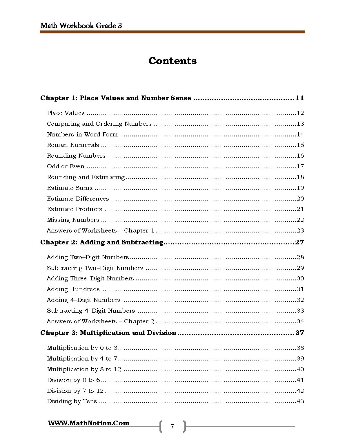 Book preview page