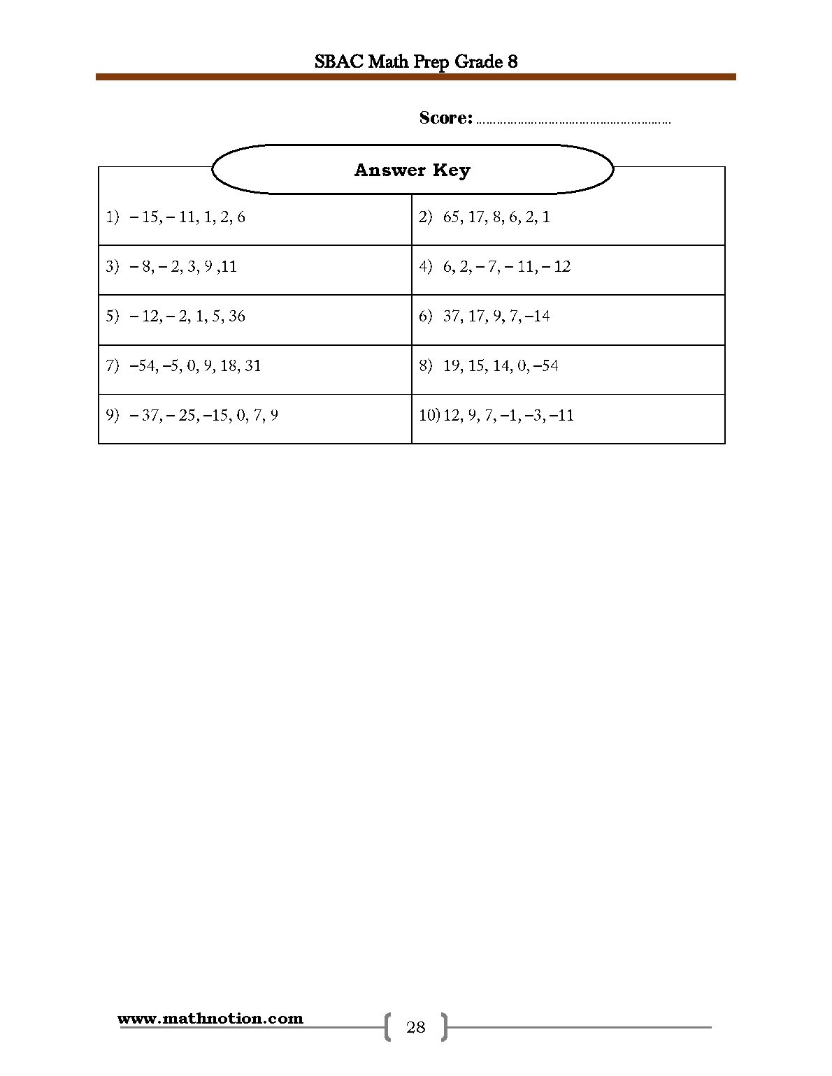 Book preview page